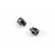 Bagues alu de barre anti-roulis noires 3.0mm (2) - XRAY - 343481-K