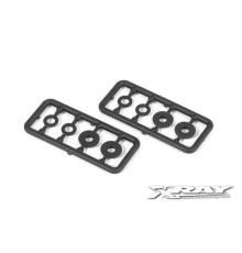 COMPOSITE SET OF SHIMS FOR SHOCKS - DELRIN - V2 (2) - 358019 - XRAY