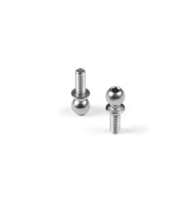 Rotules 5.4mm + filetage de 8mm - NICKEL (2) - XRAY - 362658