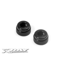 ALU LOWER SHOCK BODY CAP (2) - 368140 - XRAY