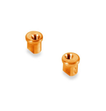 Inserts alu oranges 1.0mm (2) - XRAY - 372318-O