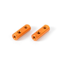 X12 Support de servos alu Orange (2) - XRAY - 376259-O