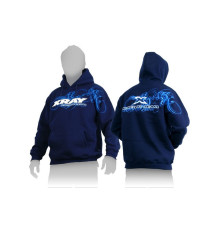 Sweat a capuche Team XRAY bleu (S) - XRAY - 395500S