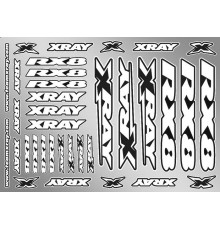 Autocollants XRAY RX8 Blanc - XRAY - 397360