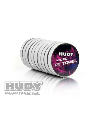 Chiffons de nettoyage compacts (10) - HUDY - 209065