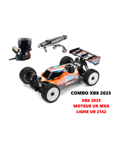 Kit Xray XB8'25 + Moteur UR MXR + Ligne Efra 2142 - XRAY - 350020-C2