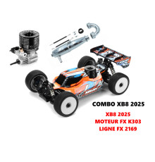 Kit Xray XB8'25 + Moteur FX K303 + Ligne Efra 2169 - XRAY - 350020-C1