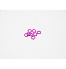  3mm Alloy Spacer Set (0.5t) [Purple] - 48440 - HIRO SEIKO