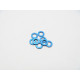  3mm Alloy Spacer Set (0.75t) [Y-Blue] - 48446 - HIRO SEIKO