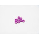  3mm Alloy Spacer Set (1.5t/2.0t/2.5t) [Purple] - 69458 - HIRO SEIKO