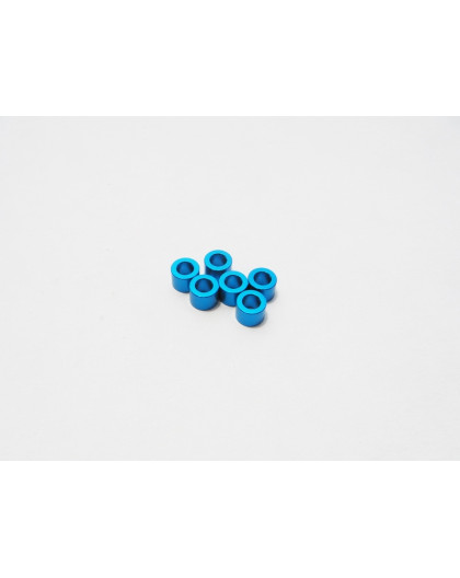  3mm Alloy Spacer Set (3.0t/4.0t/5.0t) [T-Blue] - 69463 - HIRO SEIKO