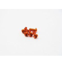  Alloy 7075 Hex Button Screw M3x6 [Orange] - 69635 - HIRO SEIKO