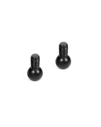 ANTI-ROLL BAR STEEL BALL END 4.9MM W/ 4MM THREAD (2) - XRAY - 302432