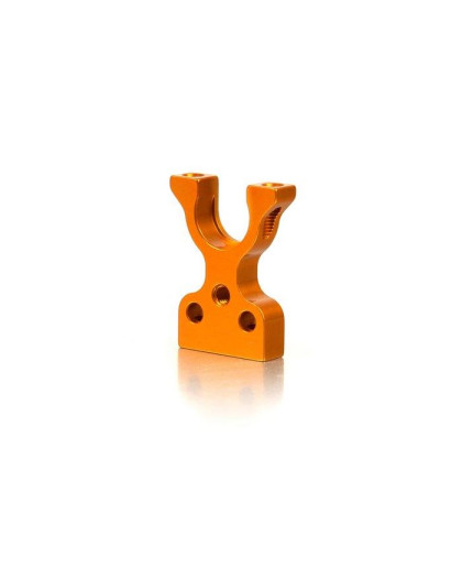 T4 ALU LAYSHAFT BULKHEAD CLOSED L/R - ORANGE - 303056-O - XRAY