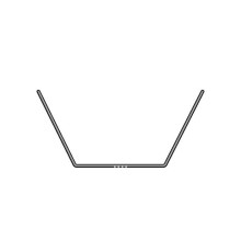 ANTI-ROLL BAR FRONT 2.4 MM - 332474 - XRAY