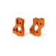 ALU RADIO PLATE MOUNTS (L+R) - SWISS 7075 T6 - ORANGE - 336232-O - XR