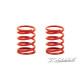 XRAY SPRING-SET D 1.9 (35 LB) LIGHT-RED - HARD - REAR (2) - 338288 - 