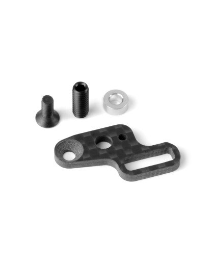 RX8E GRAPHITE BELT TENSIONER HOLDER - 343076 - XRAY