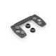 GTX GRAPHITE CENTER MOUNTING PLATE 2.5MM - 354252 - XRAY