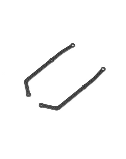 X12'22 GRAPHITE SIDE BRACE 2.5MM - RIGHT & LEFT - XRAY - 376326