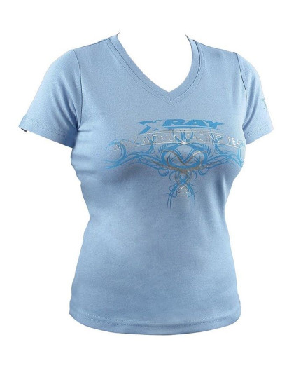 XRAY TEAM LADY T-SHIRT - LIGHT BLUE (M) --- Replaced with 395018M-39