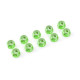 TEAM CORALLY - ALUMINIUM NYLST OP NUT - M2 - GREEN - 10 PCS - C-31011