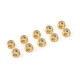 TEAM CORALLY - ALUMINIUM NYLST OP NUT - M2 - GOLD - 10 PCS - C-31010 