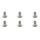 TEAM CORALLY - TITANIUM SCREWS M4 X 6MM - HEX BUTTON HEAD - - C-34040