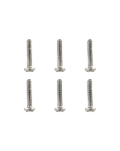 TEAM CORALLY - TITANIUM SCREWS M4 X 20MM - HEX BUTTON HEAD - - C-3404