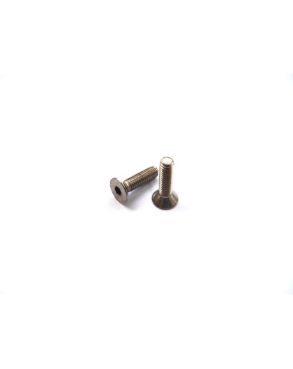  Titanium Hex Socket Flat Head Screw M4x15 - 48064 - HIRO SEIKO