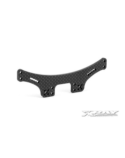 Support amortisseur AR 3.0mm carbone - XRAY - 303089