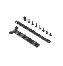 GRAPHITE CHASSIS BRACE UPPER DECK - SADDLE PACK (2) - 361169 - XRAY