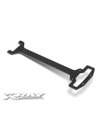 GRAPHITE FRONT UPPER DECK 2.0MM - V2 - 361160 - XRAY