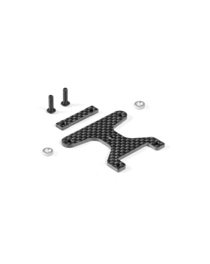 GRAPHITE FRONT UPPER DECK 2.0MM - 361173 - XRAY