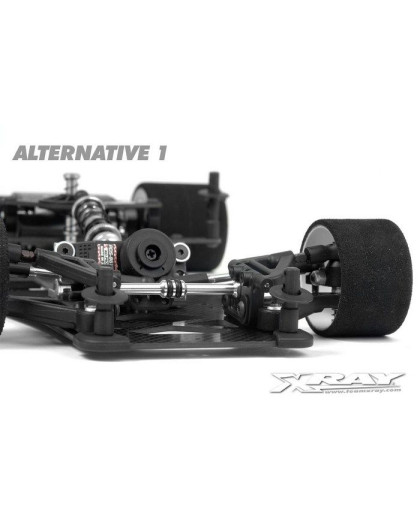 FRONT ALU. ACTIVE BRACE - SET - 372080 - XRAY