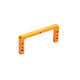 X1 ALU 1-PIECE SERVO MOUNT - ORANGE - 376256-O - XRAY