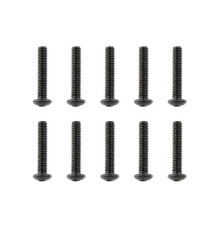 TEAM CORALLY - STEEL SCREWS M3 X 16MM - HEX BUTTON HEAD - 10 - C-3010