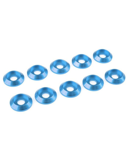 TEAM CORALLY - ALUMINIUM WASHE R - FOR M4 BUTTON HEAD SCREWS - C-3132