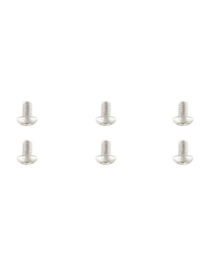 TEAM CORALLY - TITANIUM SCREWS M3 X 6MM - HEX BUTTON HEAD - - C-34020