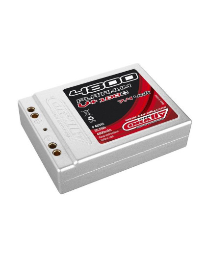 Lipo Platinum V+ 100C 4800mah 2S Square - CORALLY - C-48345