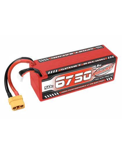 Lipo SportRac. 50C 6750mah 4S Stick XT90 - CORALLY - C-49430