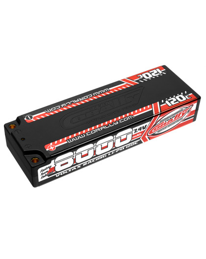 TEAM CORALLY - VOLTAX 120C LIP O BATTERY - 8000MAH - 7.4V - S - C-495