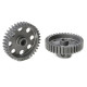 TEAM CORALLY - 48 DP PINION - SHORT - HARD ANODISED AL7075 - - C-7043