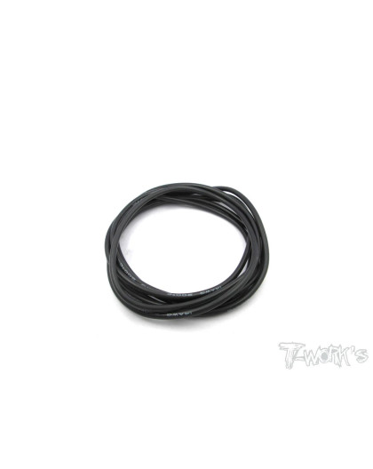 Cable silicone 14 Gauge Noir (2m) - T-WORKS - EA-025BK