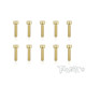 Vis Acier Traitées GOLD FHC 3x12mm (10) - T-WORKS - GSS-312H