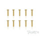 3mmx12mm Gold Button Head Screws (10pcs) - T-WORKS - GSS-312B