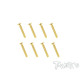 3mmx20mm Gold FHC Screws (8pcs) - T-WORKS - GSS-320C