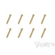 3mmx18mm Gold Steel UFO Screws (8pcs) - T-WORKS - GSS-318U