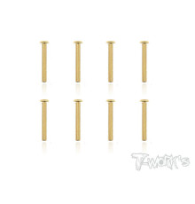 3mmx20mm Gold Button Head Screws (8pcs) - T-WORKS - GSS-320B