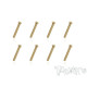 3mmx20mm Gold Steel UFO Screws (8pcs) - T-WORKS - GSS-320U